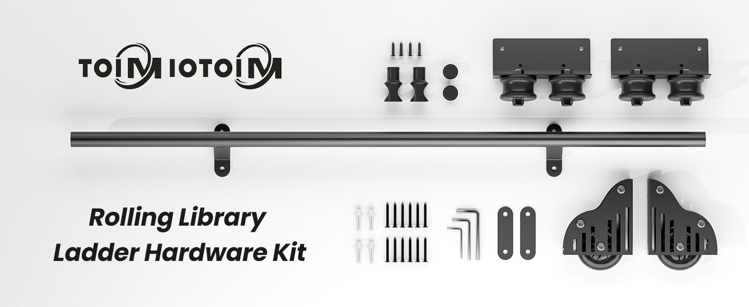 Rolling Library Ladder Hardware Kit