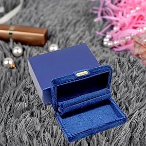 Amazon Kybct コンパクト ジュエリーケース 携帯用 ミニ ジュエリーボックス アクセサリーケース 持ち運び ピアス リング ケース ブルー ジュエリー収納 オンライン通販