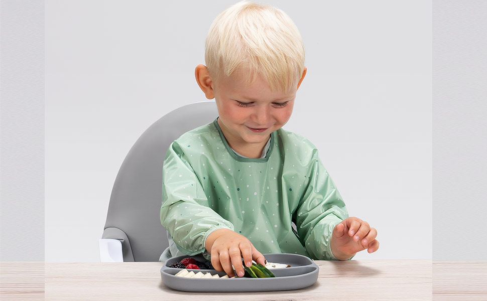 Langärmelige Babylätzchen