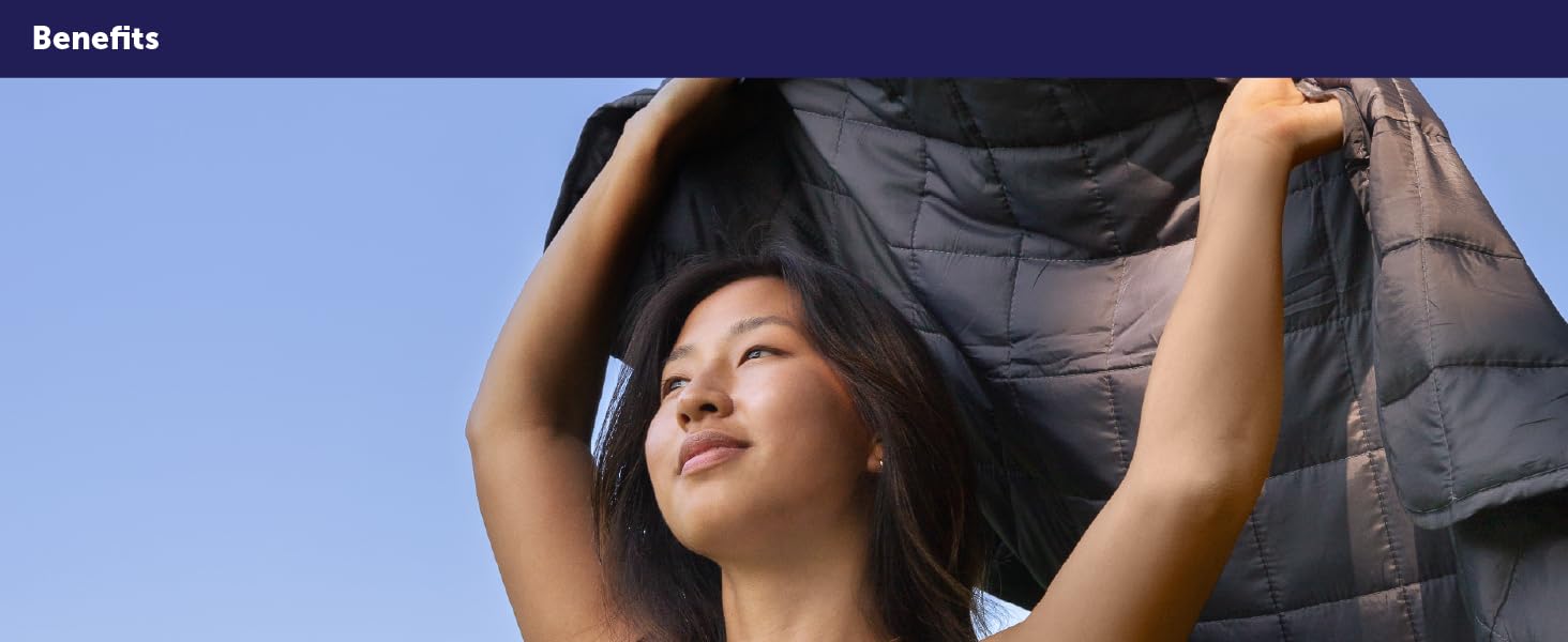 Gravity Blanket Travel Weighted Blanket, Flex Weighted