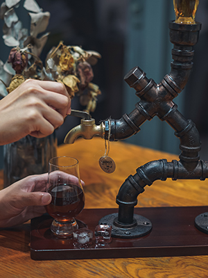 liquor bottle holder