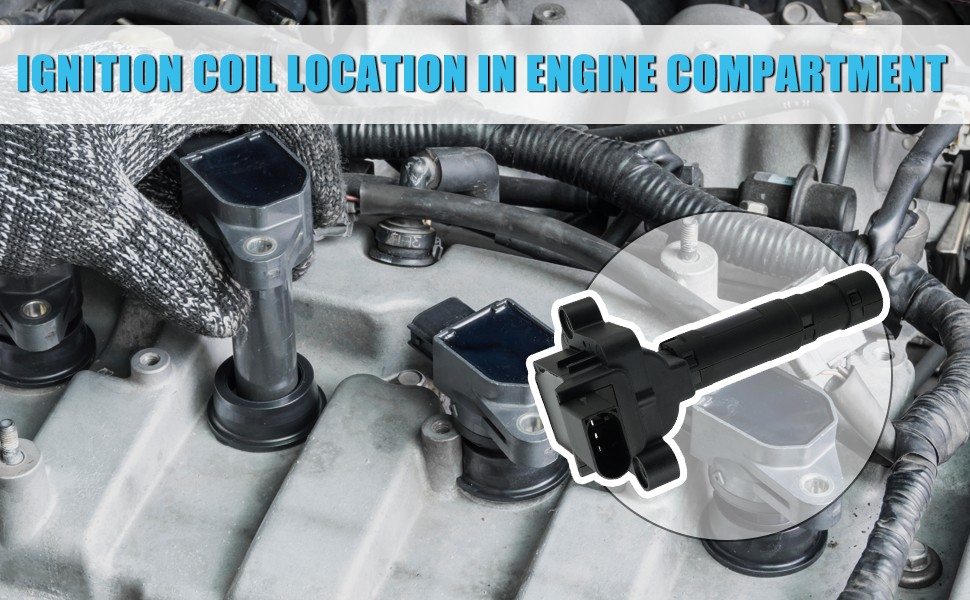 TAUTOY Set of 4 UF658 Ignition Coil Pack