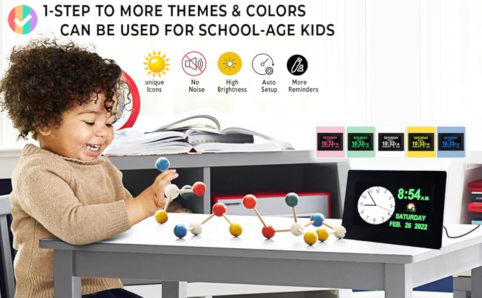 clock can be used in kids room