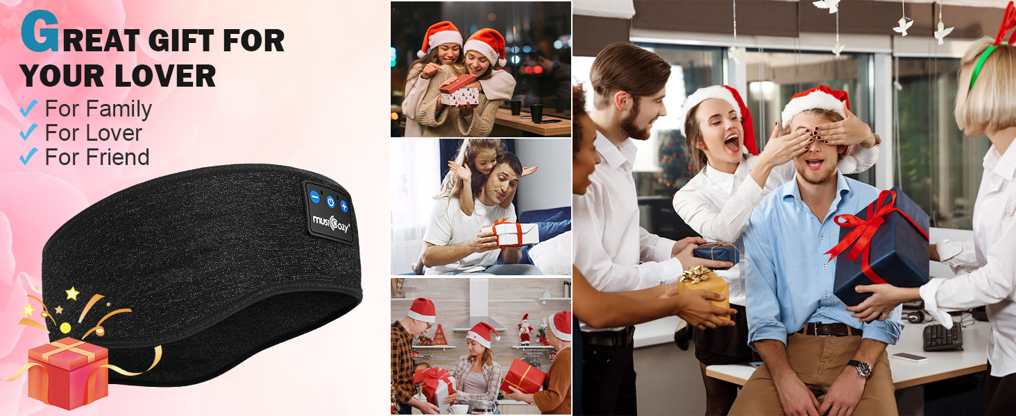 sleep headphones bluetooth headband eye mask sleeping earbuds cool gadgets holiday deal gifts