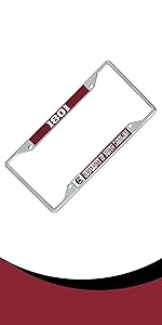 University of South Carolina license plate frame, Cocky, Gamecocks, college, students, fans, alumni