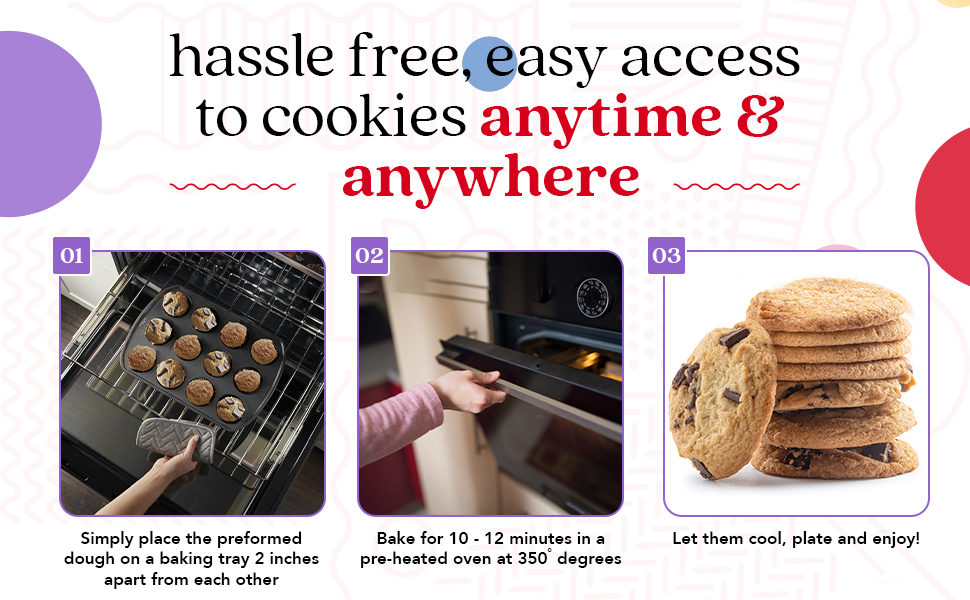 David's Cookies Chocolate Chunk & Snickerdoodle Preformed