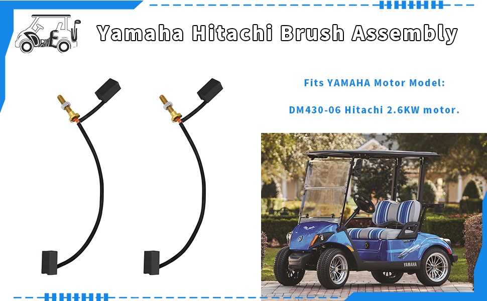 Yamaha golf cart motor brushes
