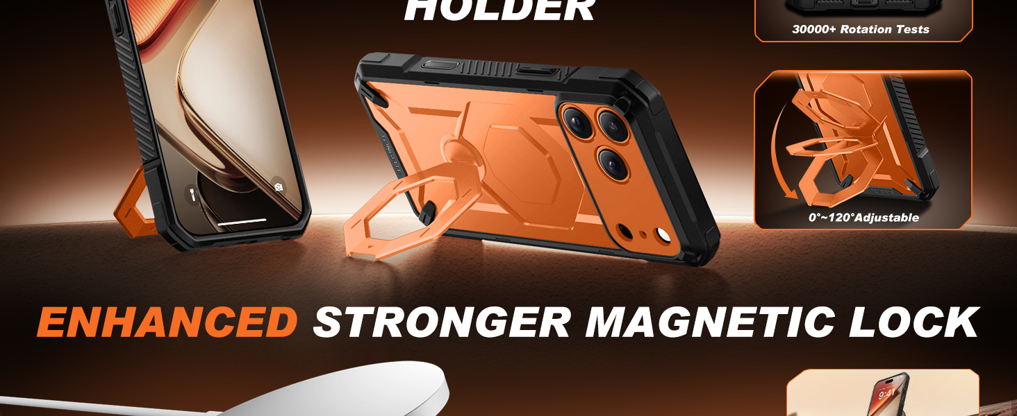 built-in foldable kickstand