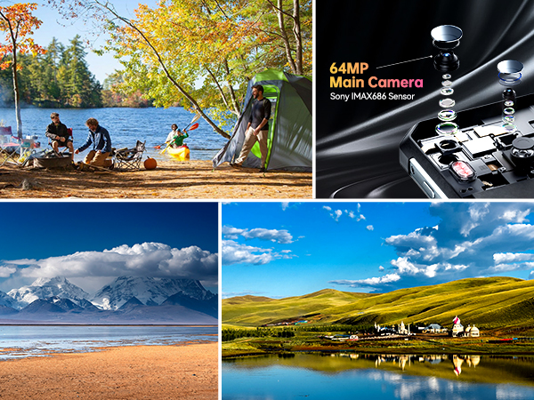 High-performance camera combination to meet a variety of photo needs. Equipped with 64MP main camera