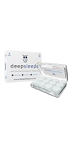 Deep Sleeps Silicone Earplugs For Sleeping - 6 Pairs