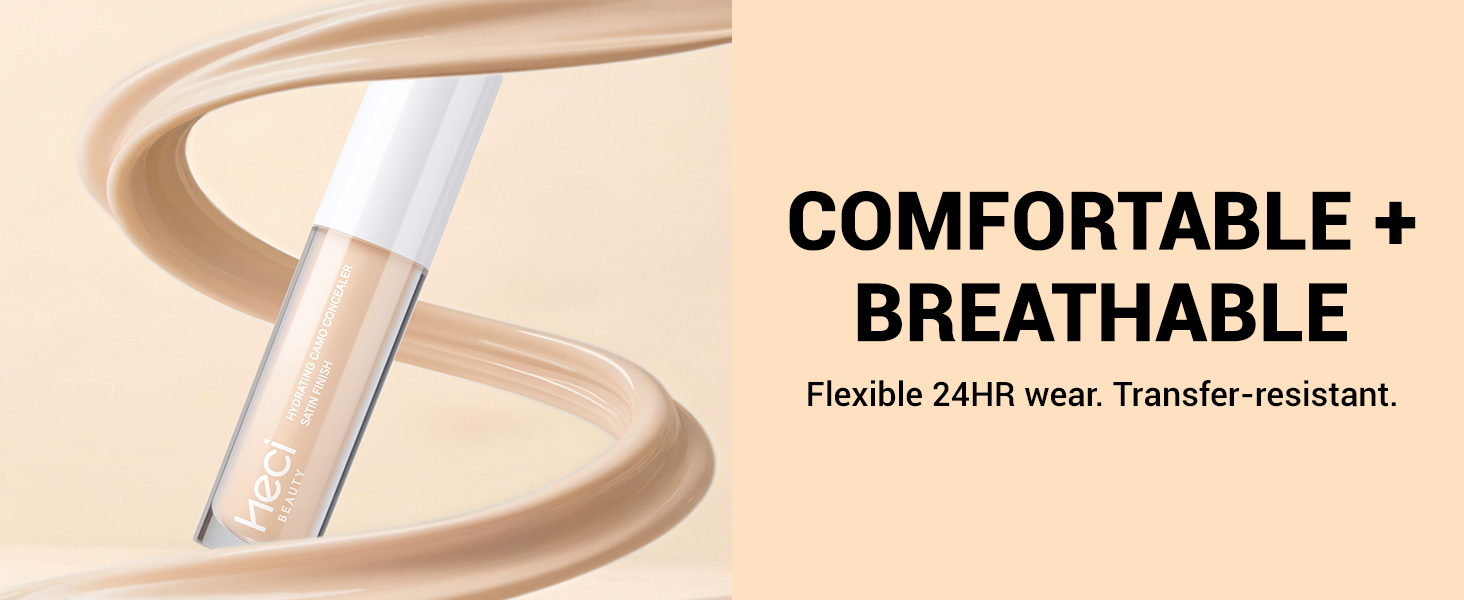 All-Day Lock Liquid Concealer Makeup, Oil-Control and Transfer-Resistant