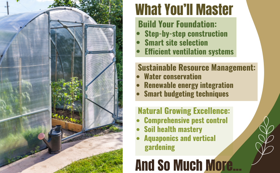 step-by-step greenhouse building