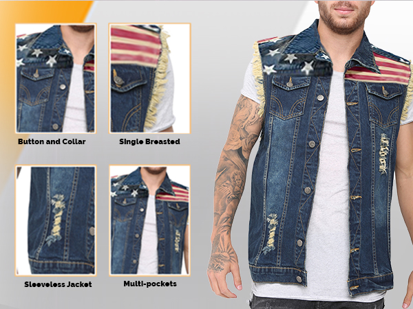 ジャケット・アウター notconventional asymmetry 1st denim vest notconventional asymmetry 1st denim vest - メルカリ