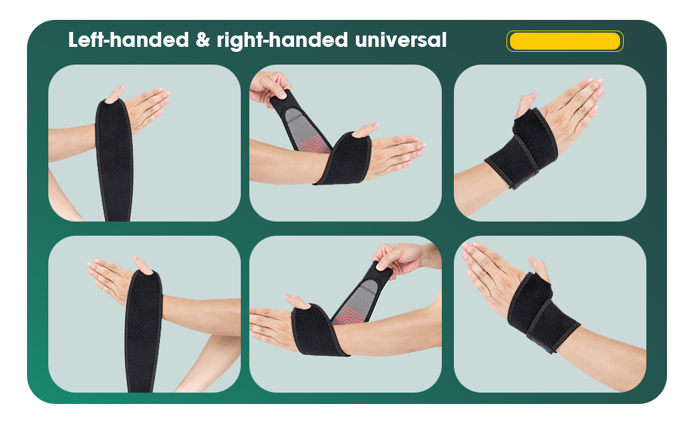 Dizywiee 2Pack Wrist Compression Strap, Wrist Brace Sport