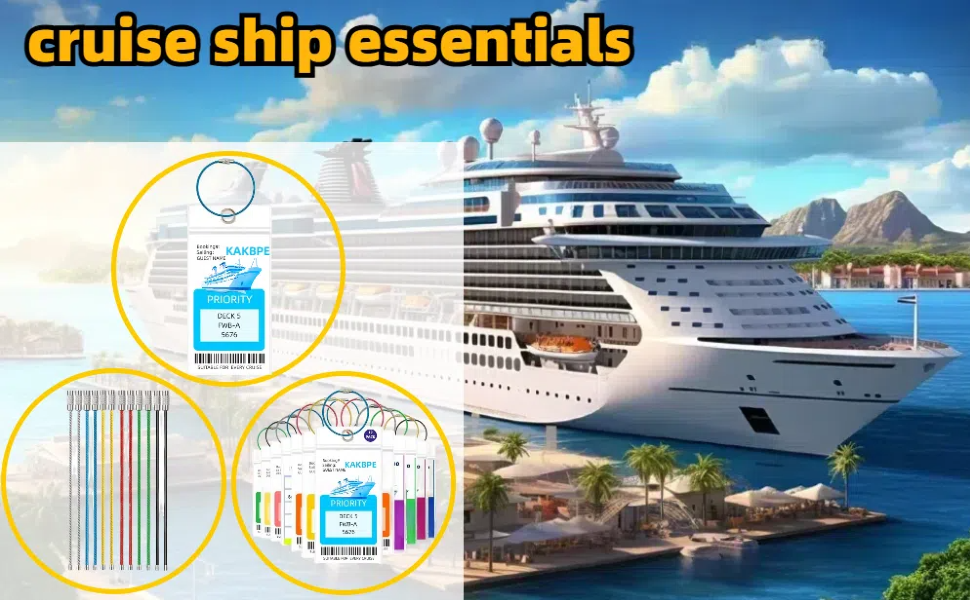 Cruise Luggage Tags, Carnival Cruise for NCL, Princess, Carnival, Royal Caribbea... 11 cruise ship essentials