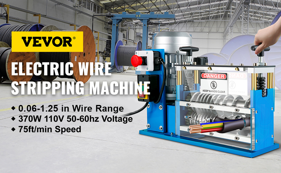 electric wire stripping machine