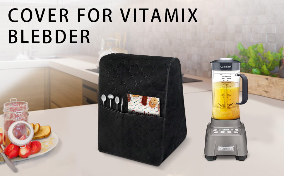 Boczif Blender Dust Cover, Kitchen Blender Covers with Accessory Pocket, Stand Mixer