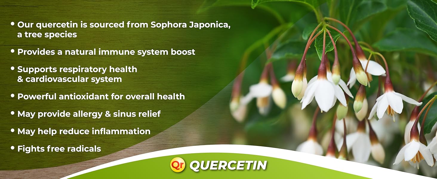 Quercetin with Bromelain Vitamin C and Zinc with Organic