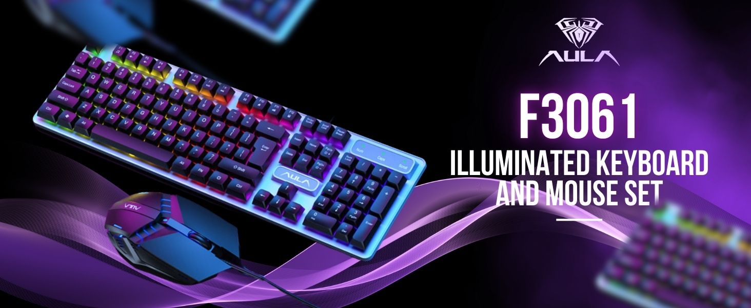 Aula F3061 Keyboard and Mouse Set