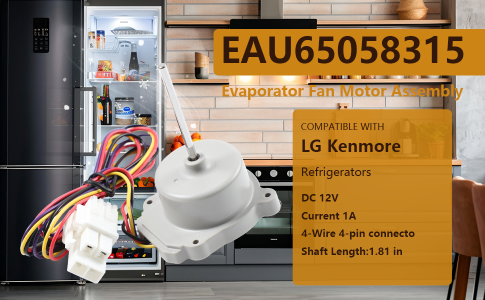 EAU65058315,EAU65058315 Evaporator Fan Motor, EAU65058315 FOR LG,EAU65058315 Kenmore