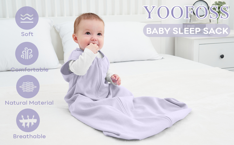 Yoofoss Baby Sleep Sack 612 Months Baby Wearable Blanket