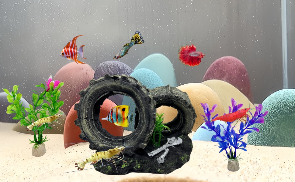 fish tank hide caves shrimp hideouts