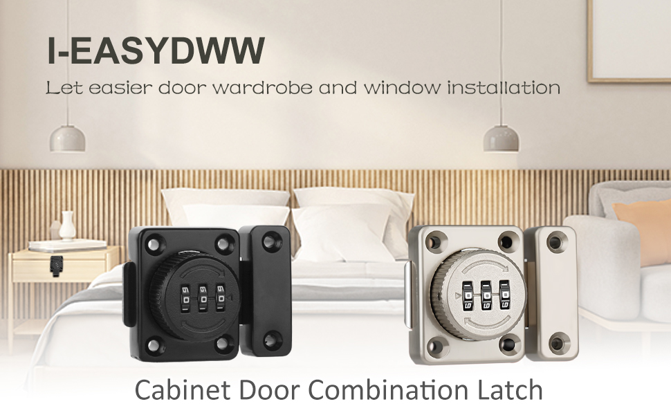 IEASYDWW Password Latch, Keyless Lock, Latch