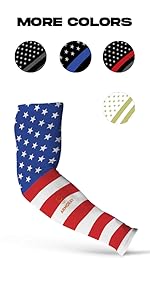 arm sleeves usa flag