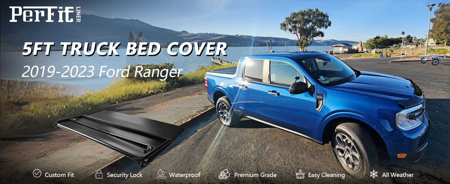 Perfit Liner 5.0 FT (61") Bed Soft TriFold Tonneau Cover