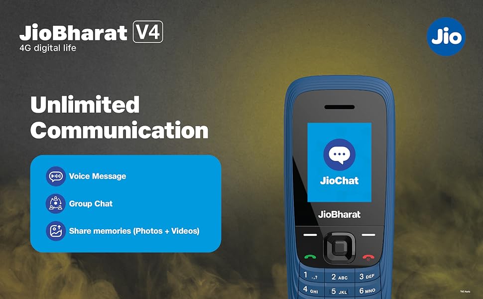 JioBharat V4 - Blue
