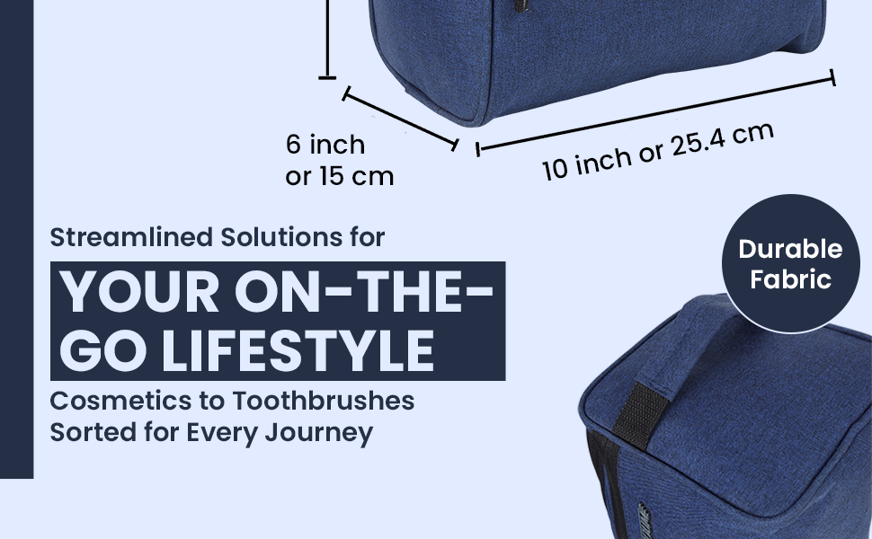 Wooum Big Size Multifunctional 16 Cms Hanging Travel Toiletry Bag Makeup Organizer Bag/Cosmetic Case