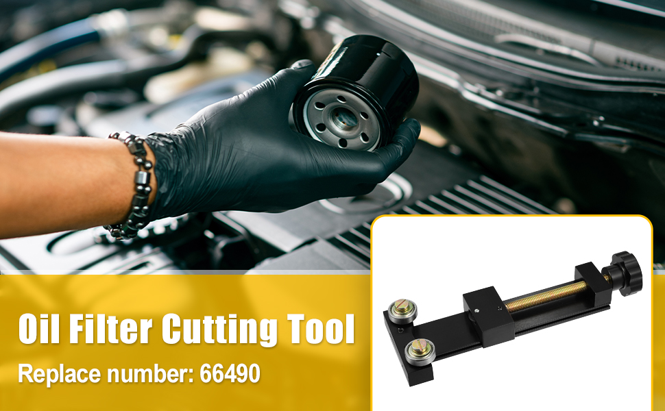 X AUTOHAUX Universal Oil Filter Cutter Tool Fuel Filters