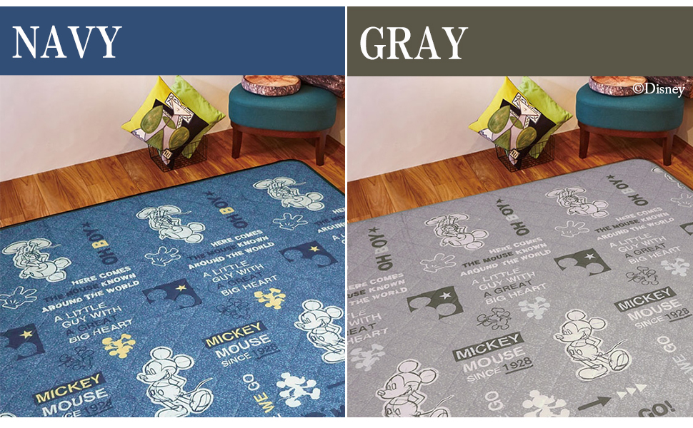 5 Off ディズニー ミッキー 接触冷感ラグ 洗濯可能 180 180 Financegala It