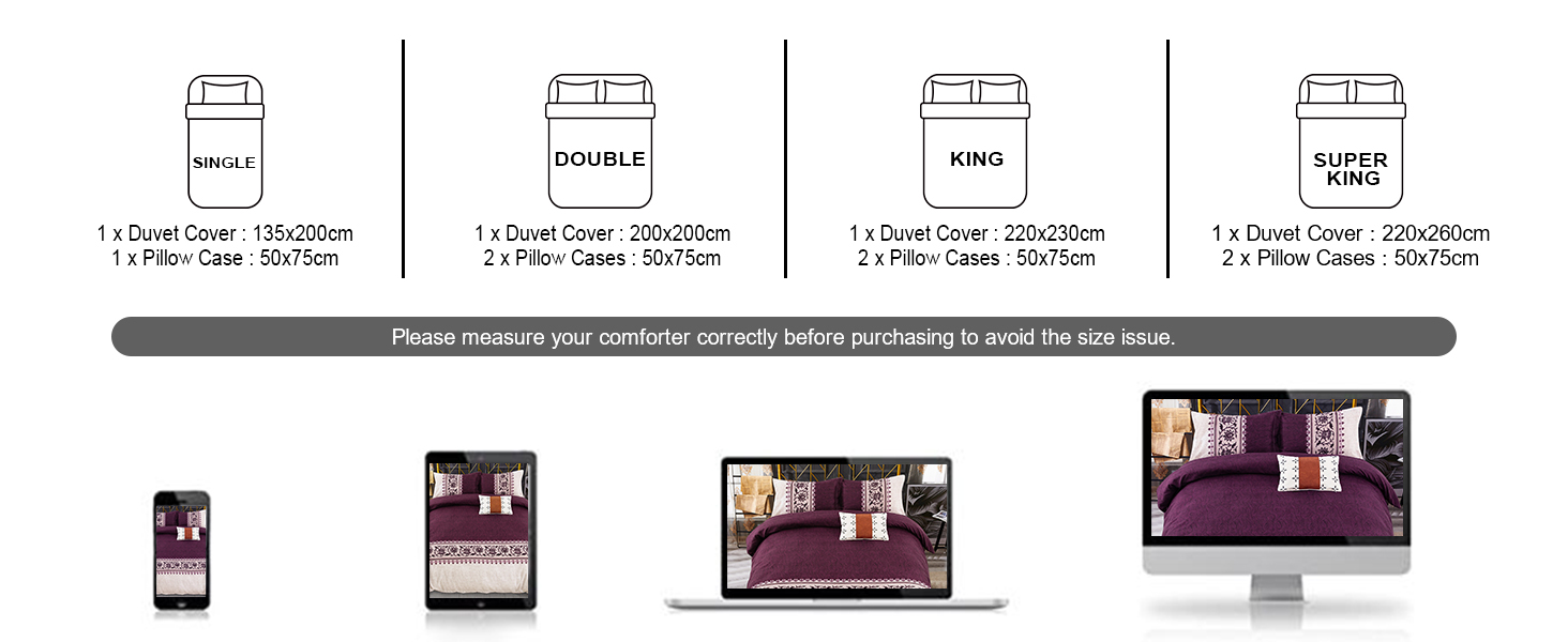 Purple Duvet Cover