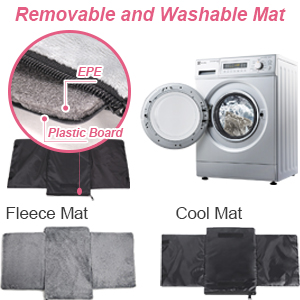 pet carrier with mat