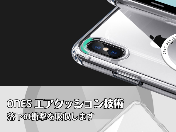 Amazon.co.jp: ONES HD超透明 iPhone Xs X 超強磁性MagSafe対応