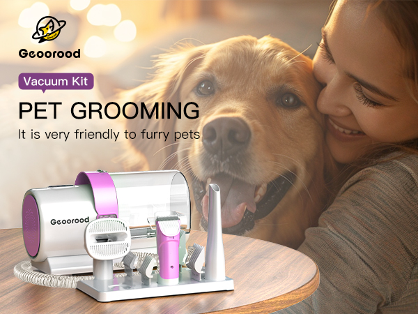Amazon.com: geoorood Dog Grooming Vacuum Kit, 2.5L Dust Cup