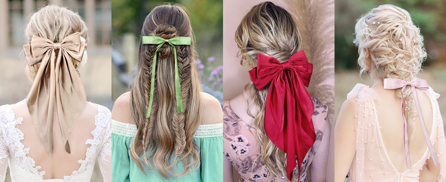 Hair Ribbon Barrettes