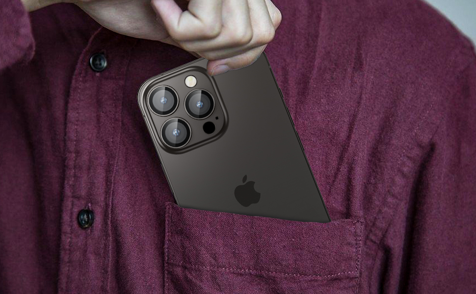 WSKEN for iPhone 14 Pro Max/iPhone 14 Pro Camera Lens Protector,[Night