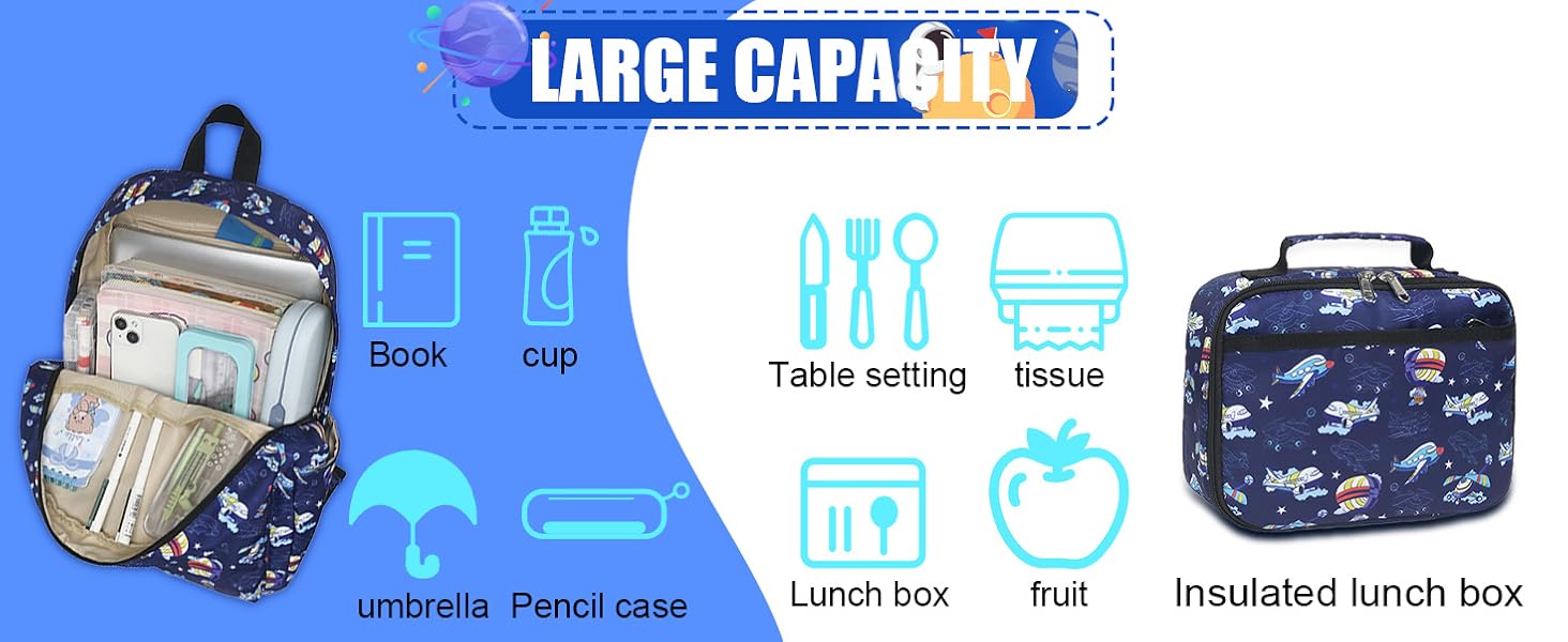 Perfect kids backpack for boys from preschool to kindergarten