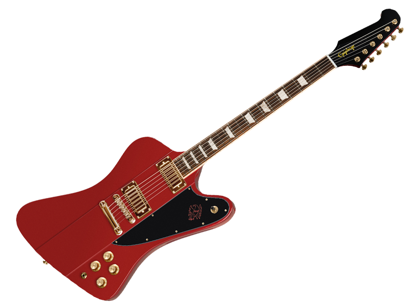 Amazon.com: Epiphone EXCLUSIVE Firebird, Ruby Red with Gold