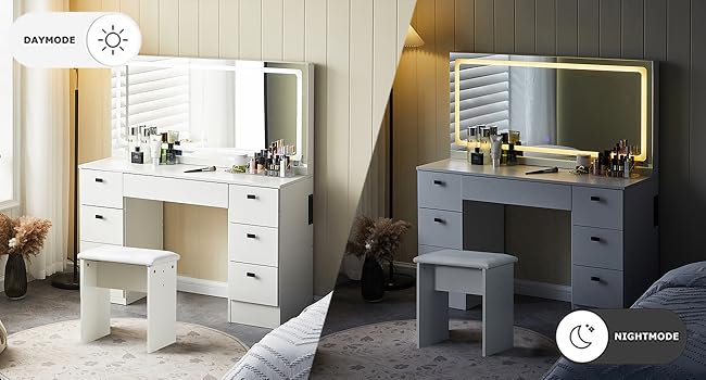 WFBS-DR-0458WH dressing table