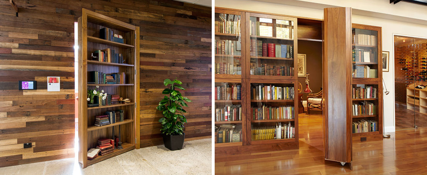 TamBee Door Pivot Hinge Heavy Duty Hidden Bookcase Hinges Secret Door