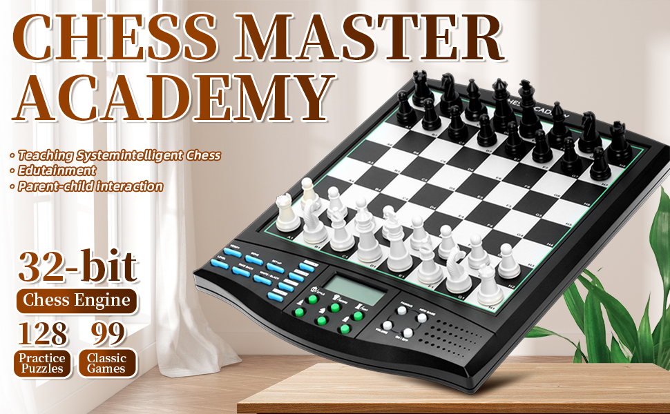 CNSENIOR TALKING CHESS ACADEMY Portable Electronic Chess Set
