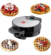 Global Gourmet - American Waffle Maker Iron Machine 700W I Electric I Stainless Steel Mould I Non...