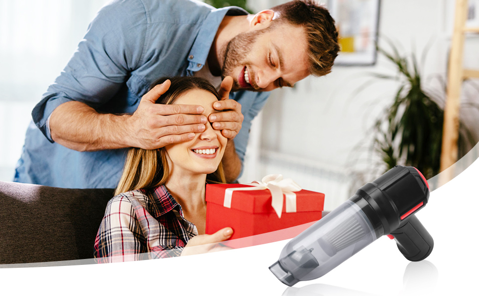 URAQT Handheld Vacuum, 9000PA Powerful Car Vacuum Cleaner Cordless