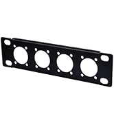 GeeekPi 7 inch 1U D-Series Rack Panel 4D XLR HDMI Audio Rack Mount Panel for DeskPi RackMate TT S...