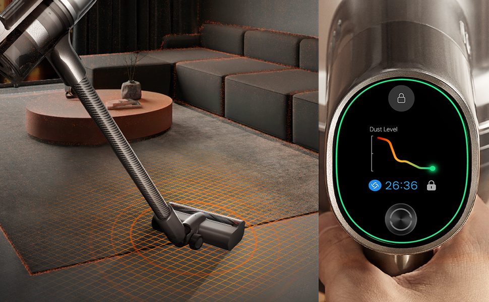 Dreame T30 Aspiradora Sin Cable, Potente Succión 27KPa, Larga ...