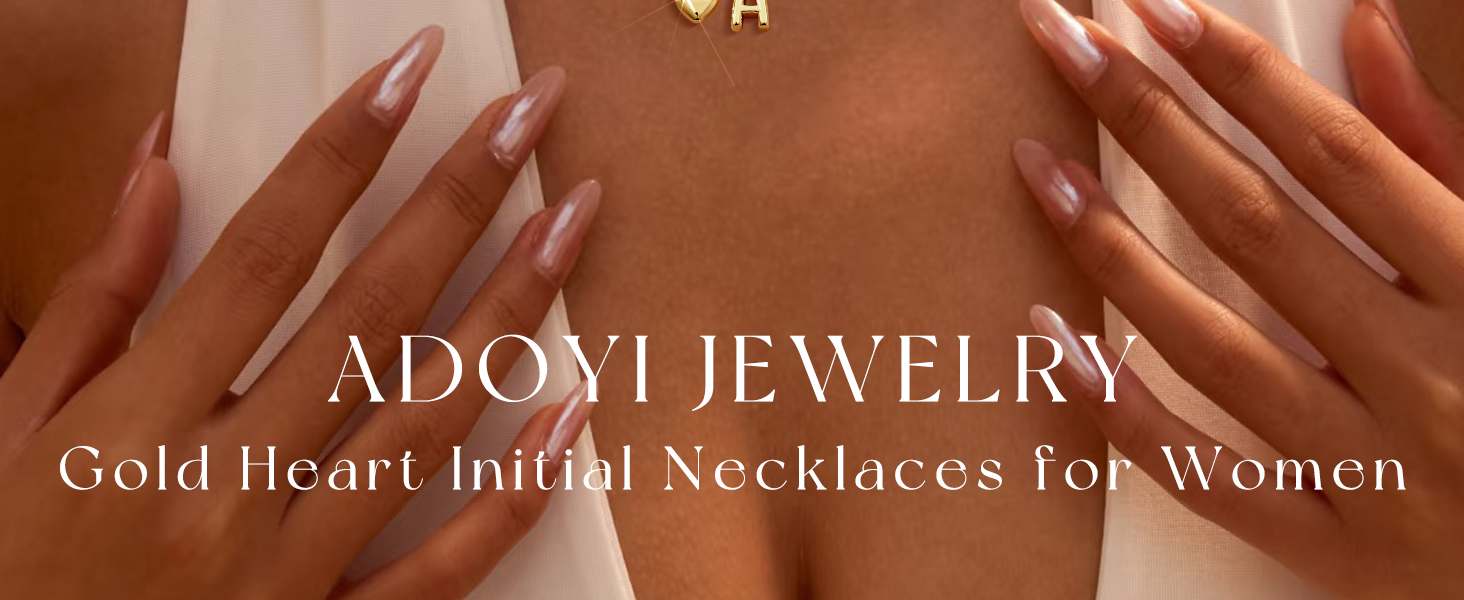 gold initial necklace for women