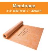 Schluter Kerdi Bonded Waterproofing and Vapor-Retardant Membrane for Tile Application - 3' 3" Wid...